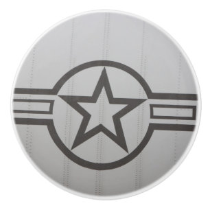 Military Star Ceramic Knob