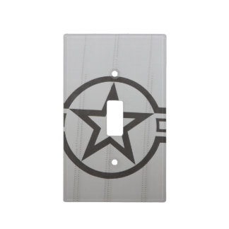Military Star Light Switch Cover