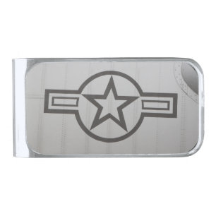 Military Star Money Clip