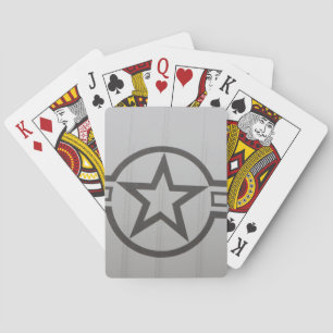 Military Star Playing Cards
