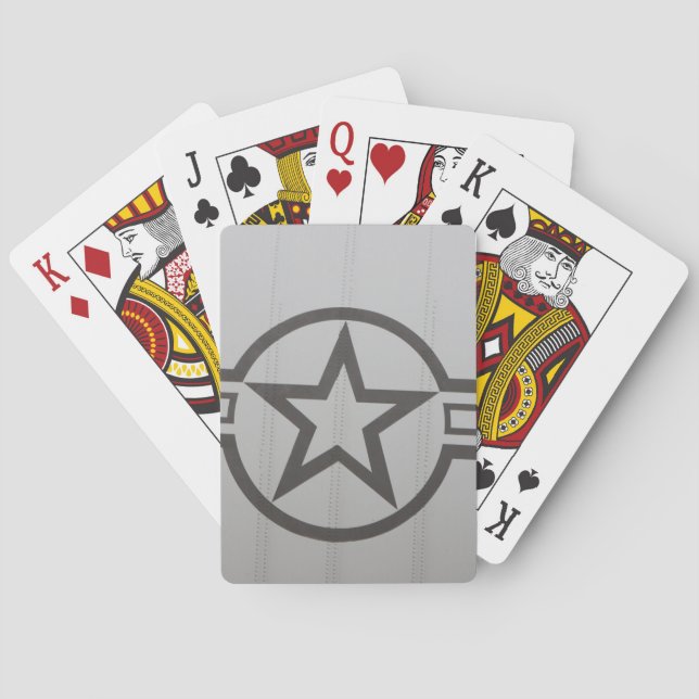Military Star Playing Cards (Back)