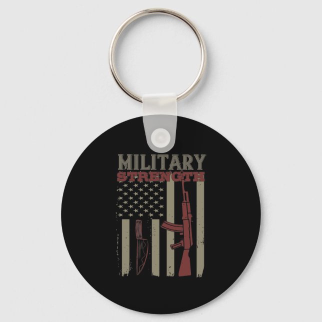 Military Strength Keychain (Front)