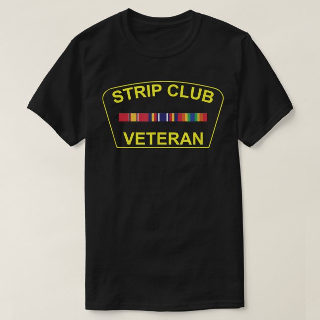 Military Strip Club Veteran T Shirt 20509 (Design Front)