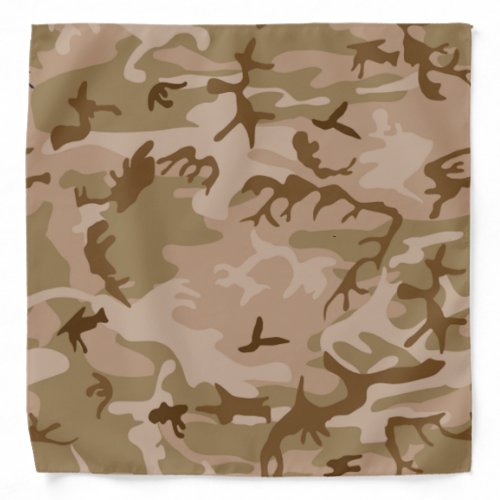 Military Style Desert Camo Pattern Bandana