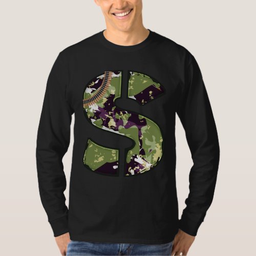 Military Style Letter Of S T_Shirt