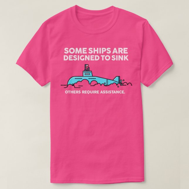 Military Submarine Veteran Gift US Submarine Sink  T-Shirt (Design Front)