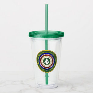 Military Surface Deployment Distribution Command Acrylic Tumbler