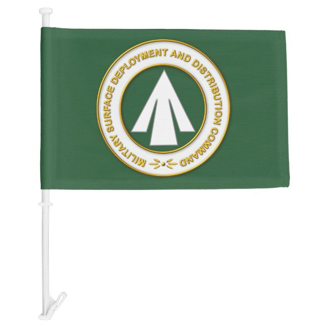 Military Surface Deployment Distribution Command Car Flag (Front)