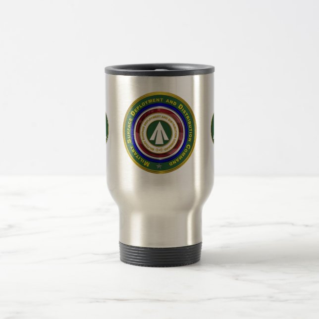 Military Surface Deployment Distribution Command Travel Mug (Center)