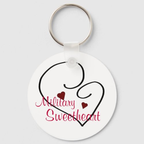 Military Sweetheart Keychain