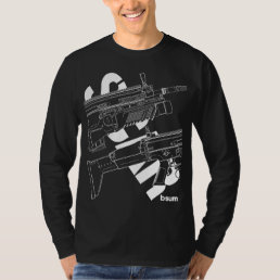 military t-shirts FN SCAR Assault Rifle