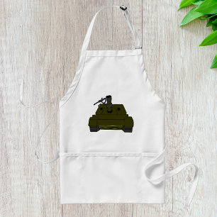 Military Tank Adult Apron