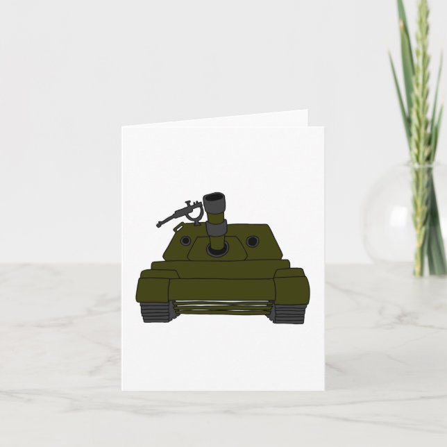 Military Tank Card (Front)