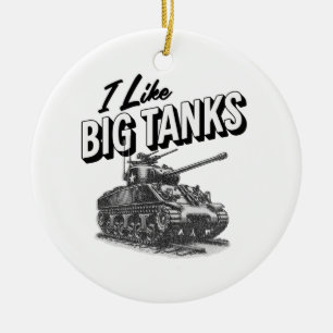 Military Tank Christmas Ornament Can Be Personaliz