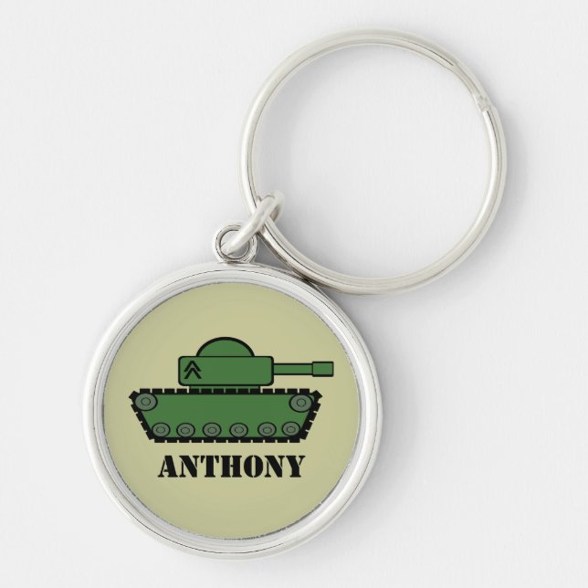 Military Tank Keychain (Front)