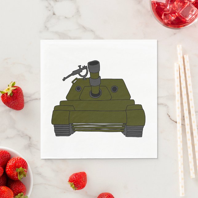 Military Tank Napkins (Creator Uploaded)