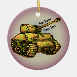 Military Tank ornament