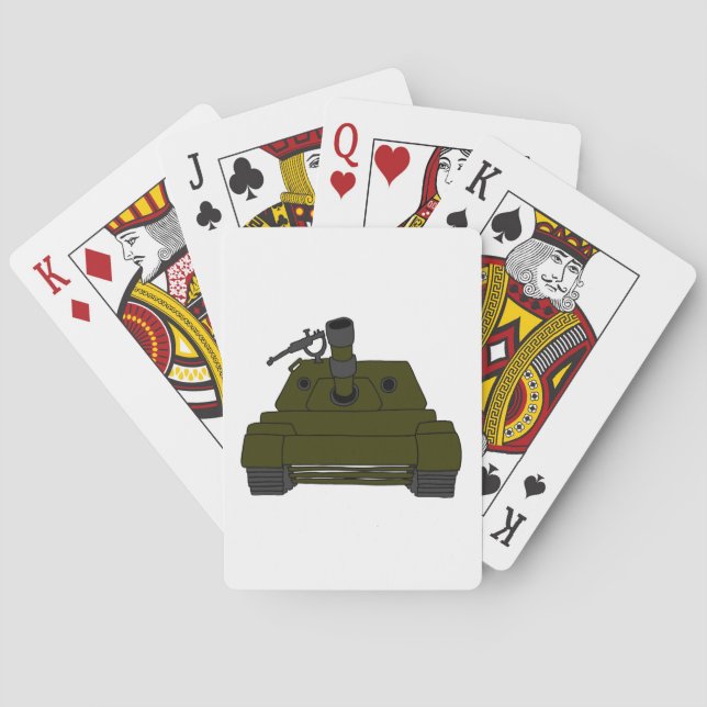 Military Tank Poker Cards (Back)