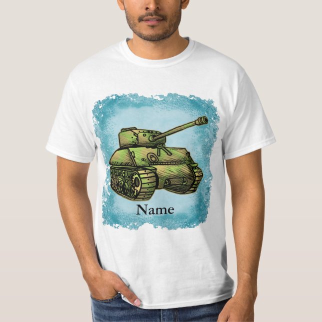 Military Tank t-shirt (Front)