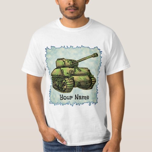 Military Tank t_shirt