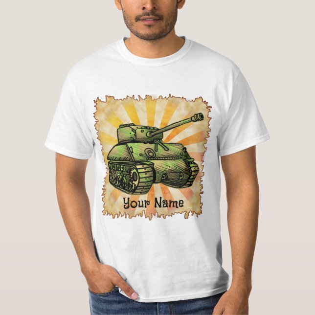 Military Tank t-shirt (Front)