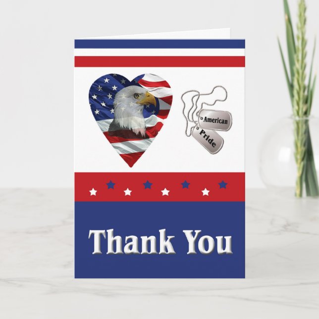 Military Thank You Card (Front)