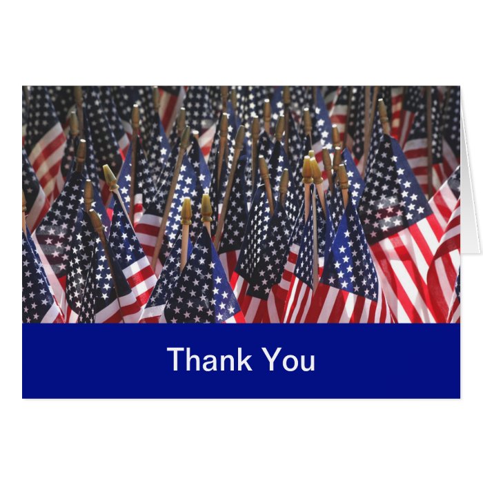 Military Thank You Cards | Zazzle