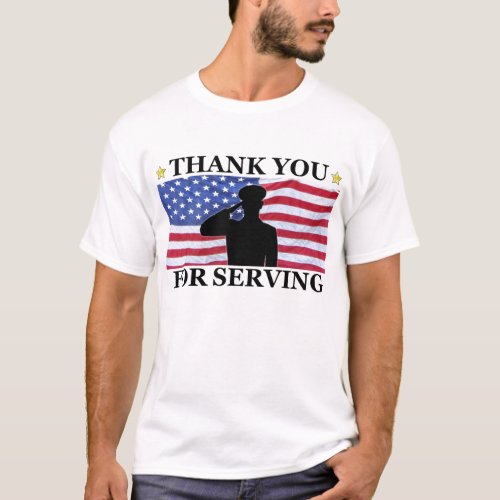 Military Thank You T_shirt