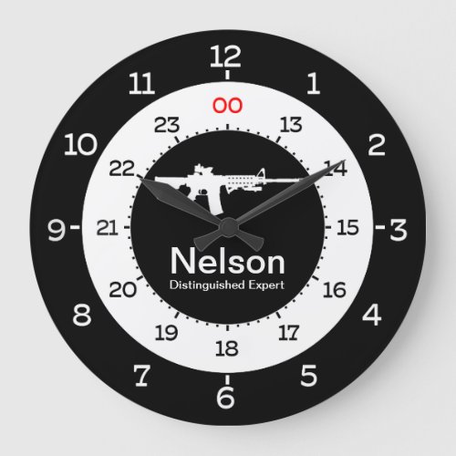MILITARY TIME _ 12_HOUR FORMAT LARGE CLOCK