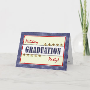 Military Training Graduation Party Invitation