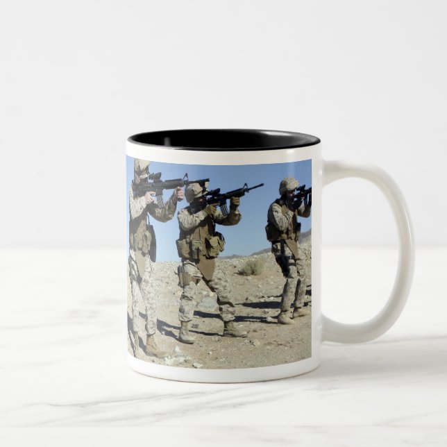 Military Transistion Team members Two-Tone Coffee Mug (Right)