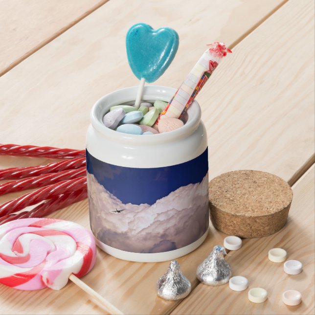 Military Transport Airplane by Shirley Taylor Candy Jar (In Situ)