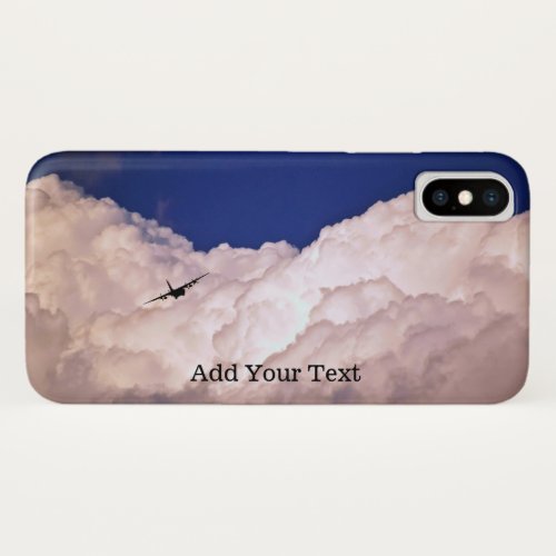 Military Transport Airplane by Shirley Taylor iPhone X Case