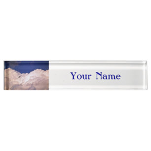 Military Transport Airplane by Shirley Taylor Desk Name Plate
