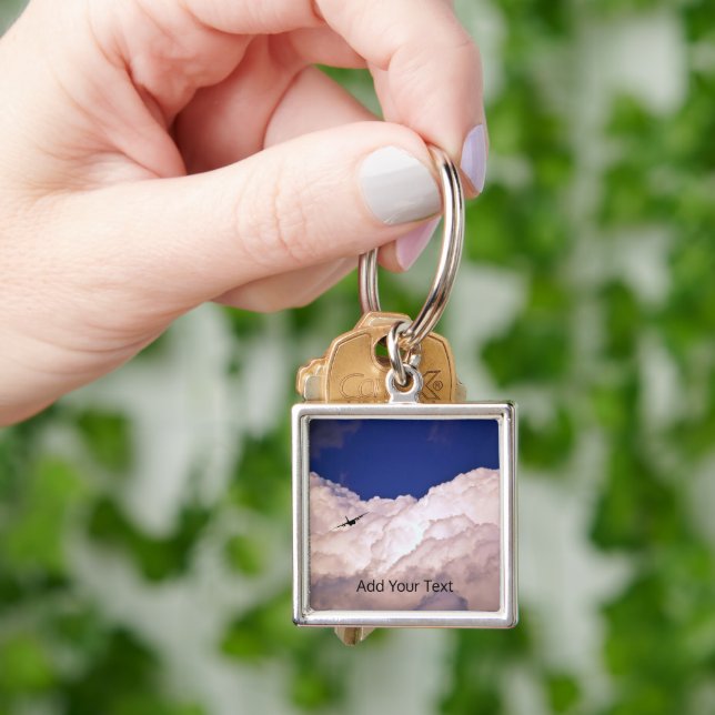 Military Transport Airplane by Shirley Taylor Keychain (Hand)