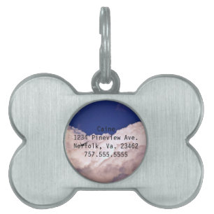 Military Transport Airplane by Shirley Taylor Pet Name Tag