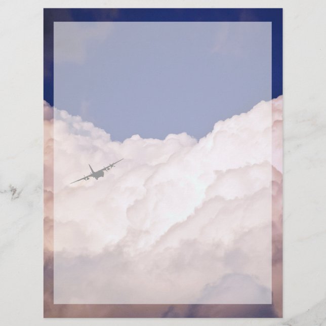 Military Transport Airplane by STaylor Letterhead (Front)