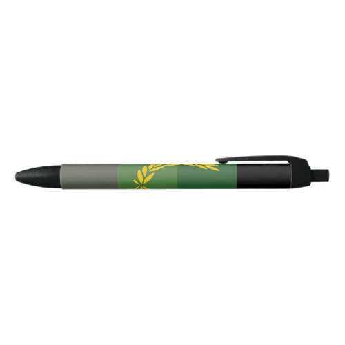 Military Uniform Pride Flag Black Ink Pen