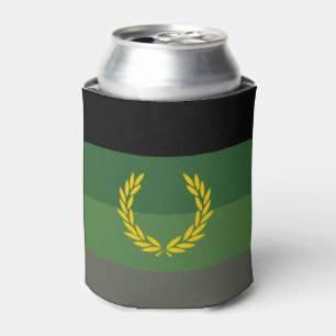 Military Uniform Pride Flag Can Cooler