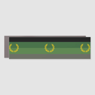 Military Uniform Pride Flag Car Magnet