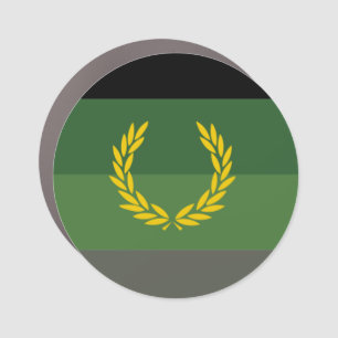 Military Uniform Pride Flag Car Magnet
