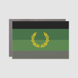 Military Uniform Pride Flag Car Magnet