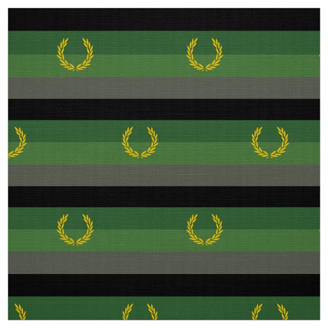 Military Uniform Pride Flag Fabric (Swatch)