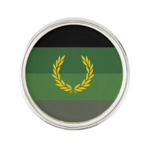 Military Uniform Pride Flag Lapel Pin