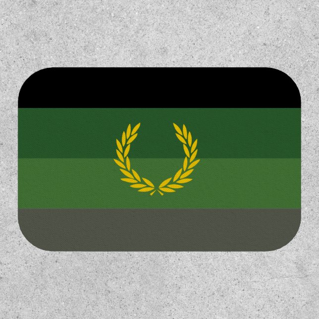 Military Uniform Pride Flag Patch (Front)