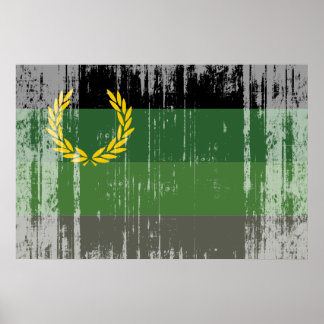 MILITARY UNIFORM PRIDE FLAG POSTER