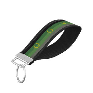 Military Uniform Pride Flag Wrist Keychain