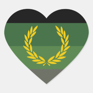 MILITARY UNIFORM PRIDE HEART STICKER