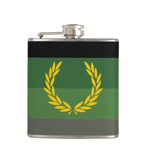 MILITARY UNIFORM PRIDE HIP FLASK