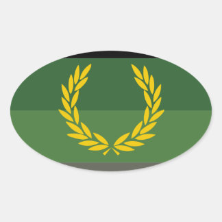 MILITARY UNIFORM PRIDE OVAL STICKER
